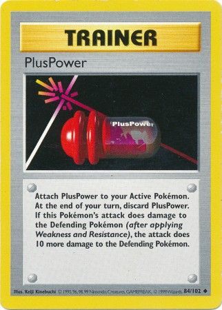 PlusPower (84/102) [Base Set Shadowless Unlimited] | Clutch Gaming