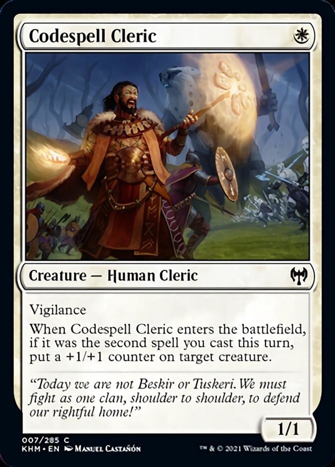 Codespell Cleric [Kaldheim] | Clutch Gaming