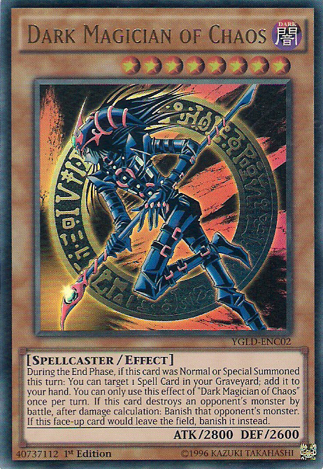 Dark Magician of Chaos [YGLD-ENC02] Ultra Rare | Clutch Gaming