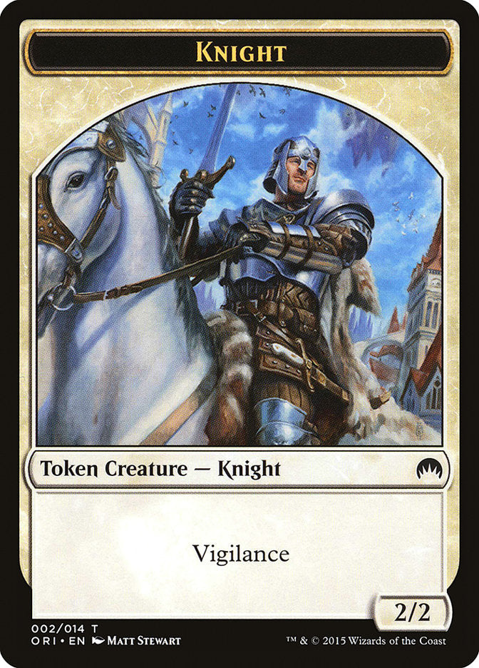 Knight Token [Magic Origins Tokens] | Clutch Gaming