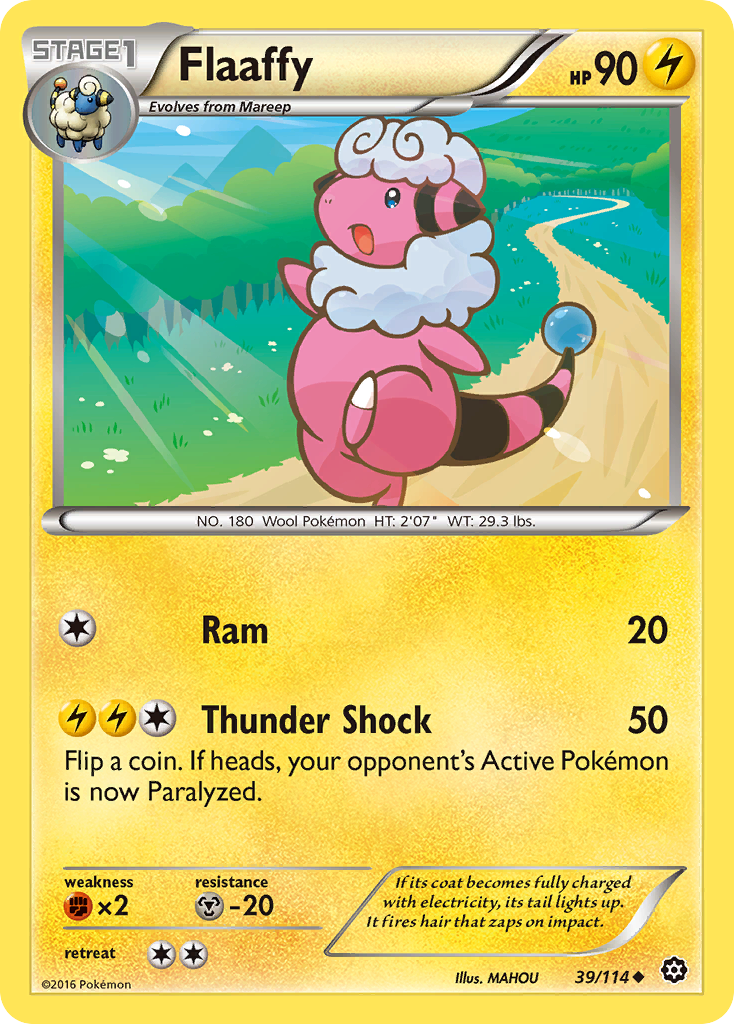 Flaaffy (39/114) [XY: Steam Siege] | Clutch Gaming