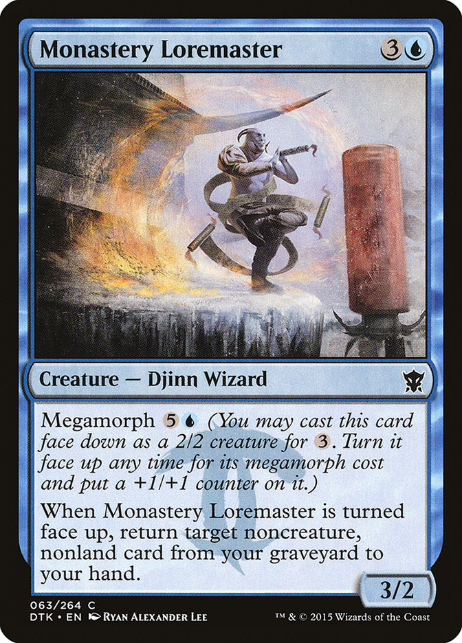 Monastery Loremaster [Dragons of Tarkir] | Clutch Gaming