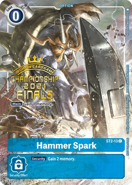 Hammer Spark [ST2-13] (2021 Championship Finals Tamer's Evolution Pack) [Starter Deck: Cocytus Blue Promos] | Clutch Gaming