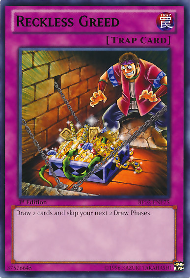Reckless Greed [BP02-EN175] Rare | Clutch Gaming