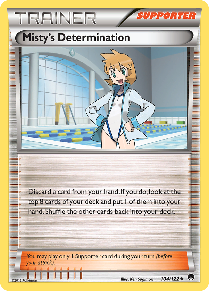 Misty's Determination (104/122) [XY: BREAKpoint] | Clutch Gaming