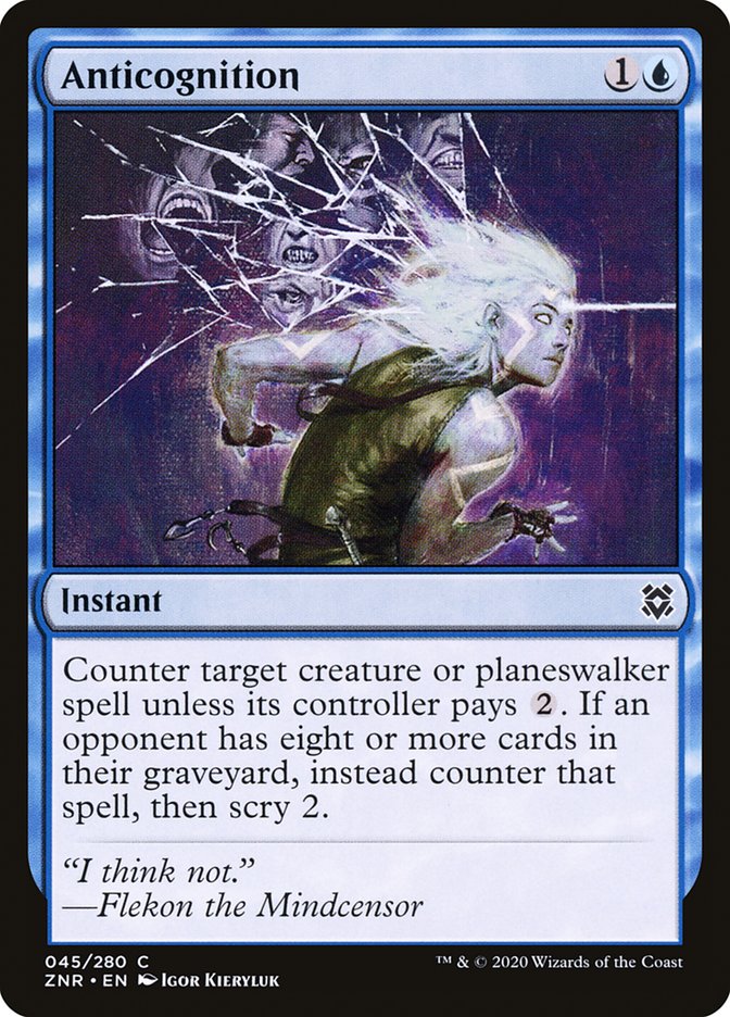 Anticognition [Zendikar Rising] | Clutch Gaming