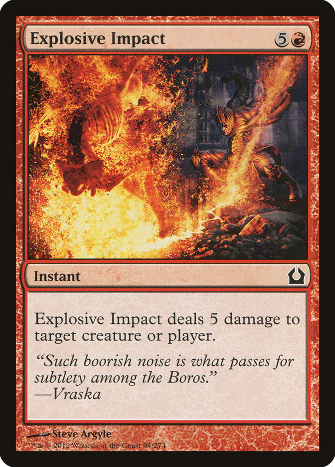 Explosive Impact [Return to Ravnica] | Clutch Gaming