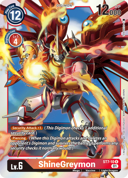 ShineGreymon [ST7-10] [Starter Deck: Gallantmon] | Clutch Gaming