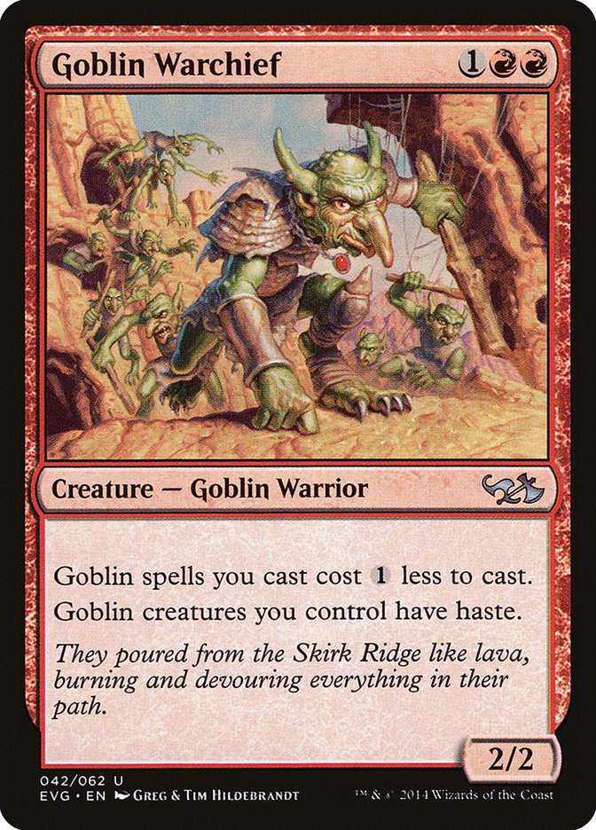 Goblin Warchief (Elves vs. Goblins) [Duel Decks Anthology] | Clutch Gaming