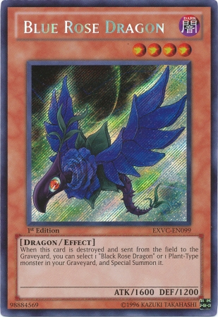 Blue Rose Dragon [EXVC-EN099] Secret Rare | Clutch Gaming