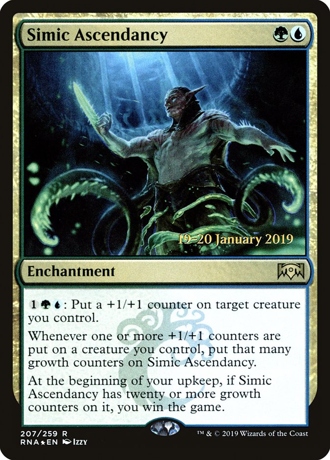 Simic Ascendancy [Ravnica Allegiance Prerelease Promos] | Clutch Gaming