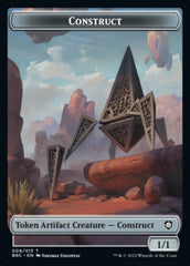 Construct (008) // Phyrexian Myr Double-Sided Token [The Brothers' War Commander Tokens] | Clutch Gaming