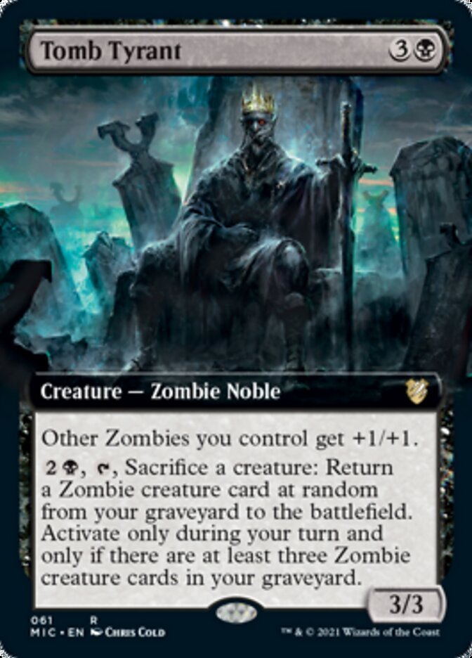 Tomb Tyrant (Extended Art) [Innistrad: Midnight Hunt Commander] | Clutch Gaming