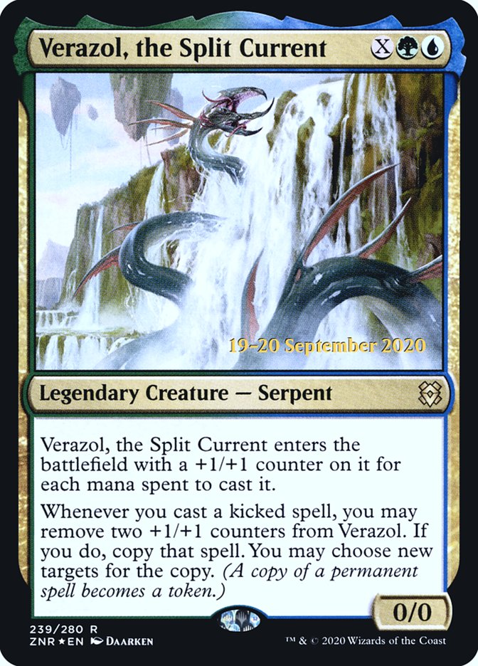 Verazol, the Split Current [Zendikar Rising Prerelease Promos] | Clutch Gaming