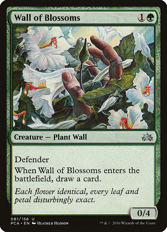 Wall of Blossoms [Planechase Anthology] | Clutch Gaming