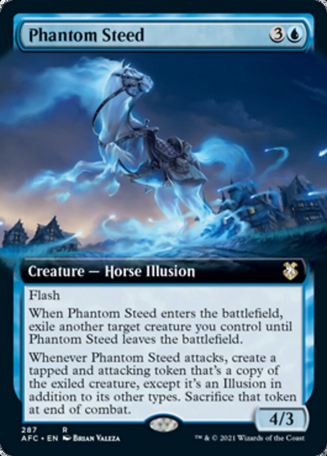 Phantom Steed (Extended Art) [Dungeons & Dragons: Adventures in the Forgotten Realms Commander] | Clutch Gaming