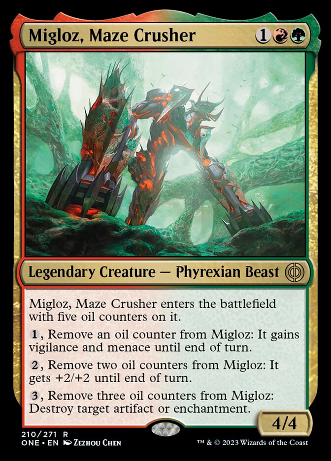 Migloz, Maze Crusher [Phyrexia: All Will Be One] | Clutch Gaming