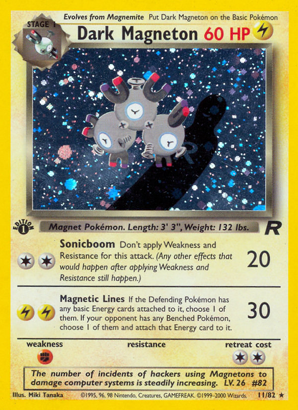 Dark Magneton (11/82) [Team Rocket 1st Edition] | Clutch Gaming
