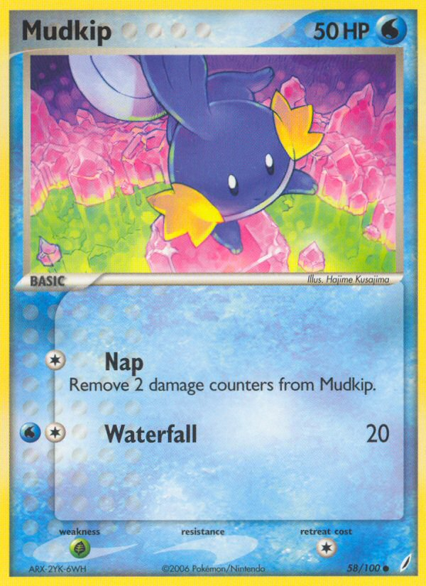 Mudkip (58/100) [EX: Crystal Guardians] | Clutch Gaming