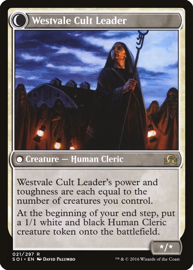 Hanweir Militia Captain // Westvale Cult Leader [Shadows over Innistrad] | Clutch Gaming