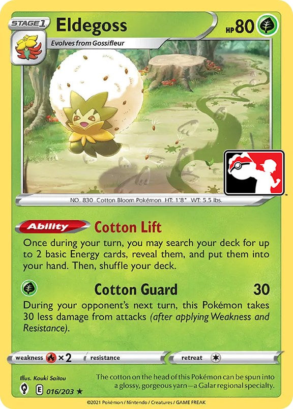 Eldegoss (016/203) [Prize Pack Series One] | Clutch Gaming