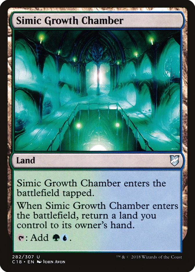 Simic Growth Chamber [Commander 2018] | Clutch Gaming