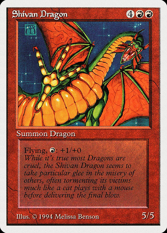 Shivan Dragon [Summer Magic / Edgar] | Clutch Gaming