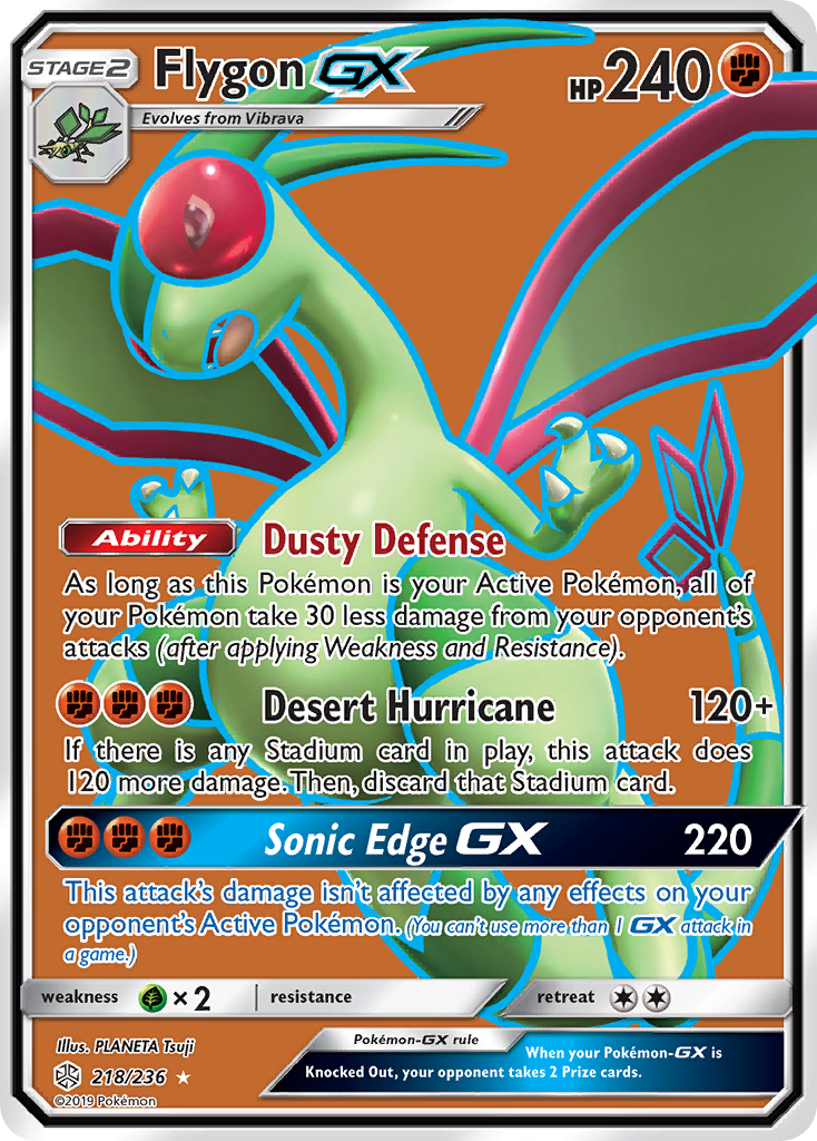 Flygon GX (218/236) [Sun & Moon: Cosmic Eclipse] | Clutch Gaming