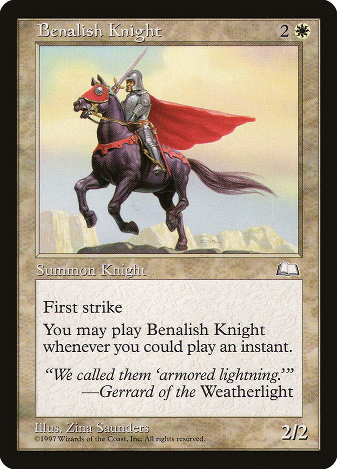 Benalish Knight [Weatherlight] | Clutch Gaming