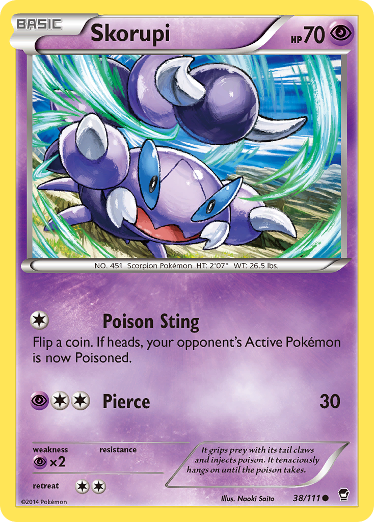 Skorupi (38/111) [XY: Furious Fists] | Clutch Gaming