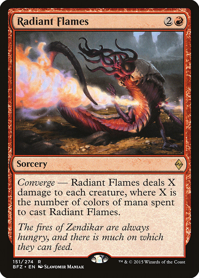 Radiant Flames [Battle for Zendikar] | Clutch Gaming