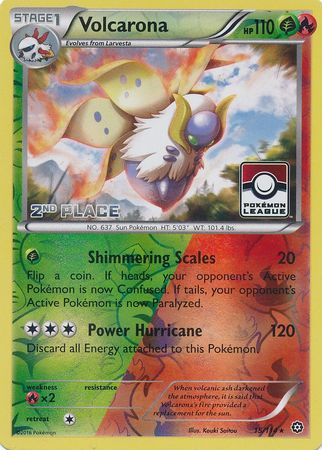 Volcarona (15/114) (League Promo 2nd Place) [XY: Steam Siege] | Clutch Gaming