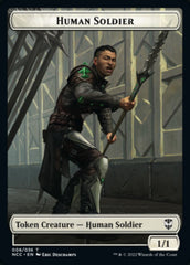 Eldrazi // Human Soldier Double-Sided Token [Streets of New Capenna Commander Tokens] | Clutch Gaming