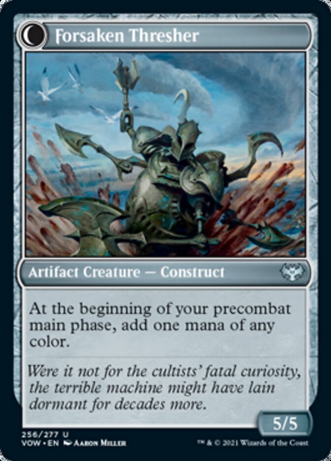 Foreboding Statue // Forsaken Thresher [Innistrad: Crimson Vow] | Clutch Gaming