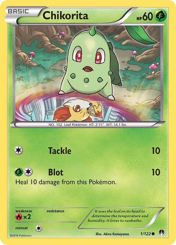 Chikorita (1/122) [XY: BREAKpoint] | Clutch Gaming