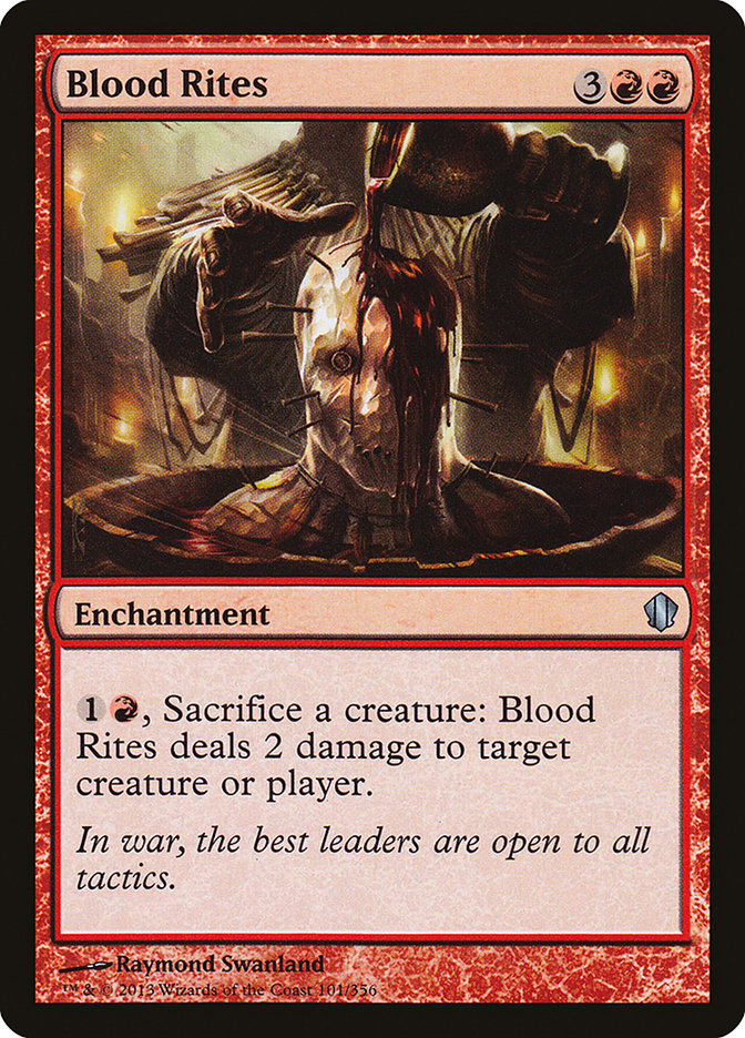 Blood Rites [Commander 2013] | Clutch Gaming