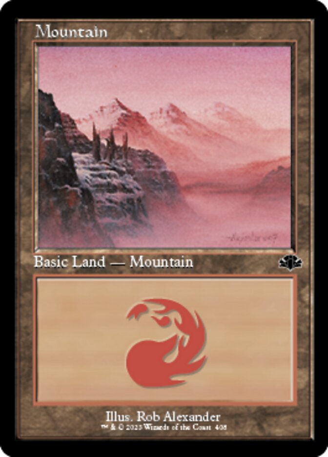 Mountain (408) (Retro) [Dominaria Remastered] | Clutch Gaming