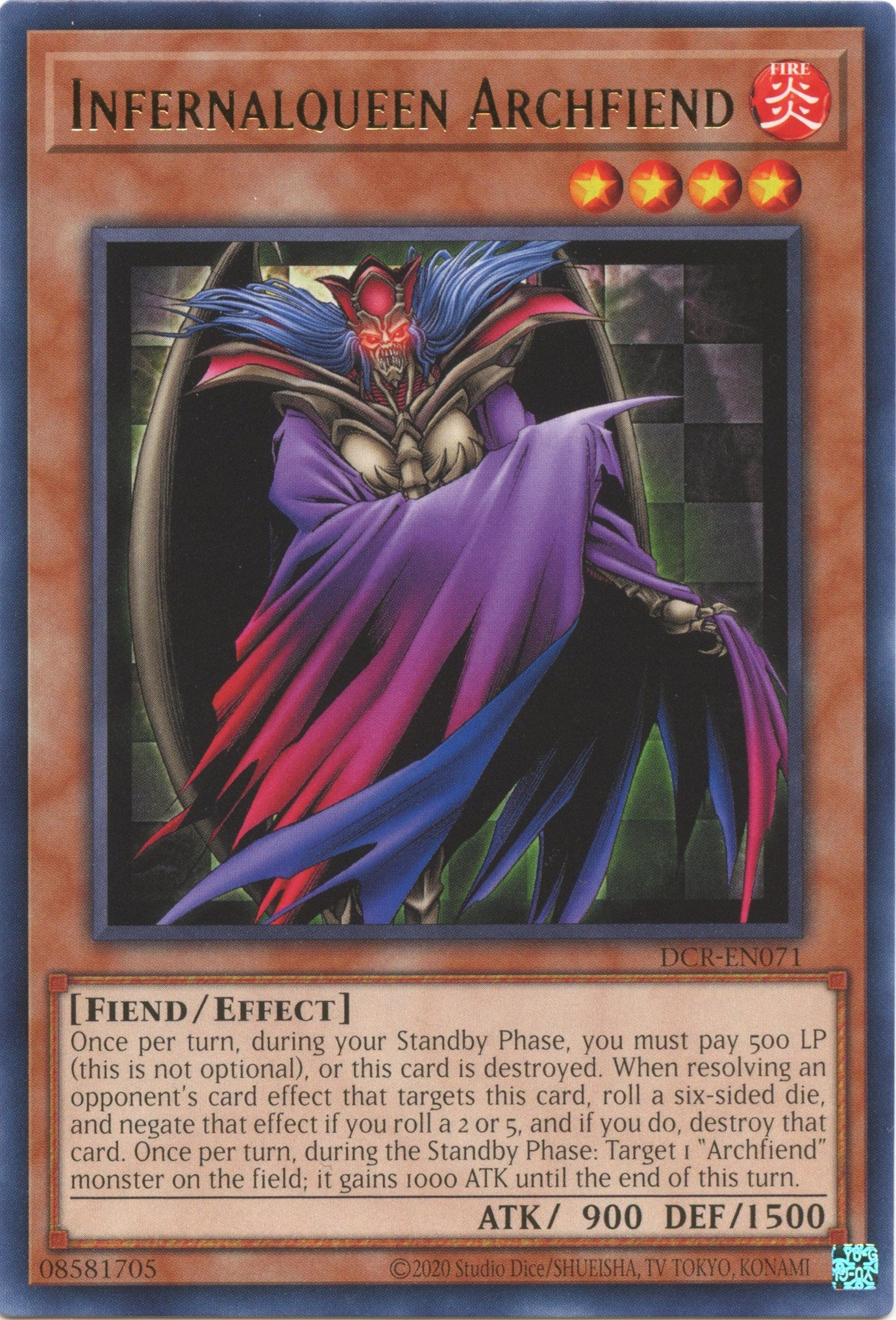 Infernalqueen Archfiend (25th Anniversary) [DCR-EN071] Rare | Clutch Gaming