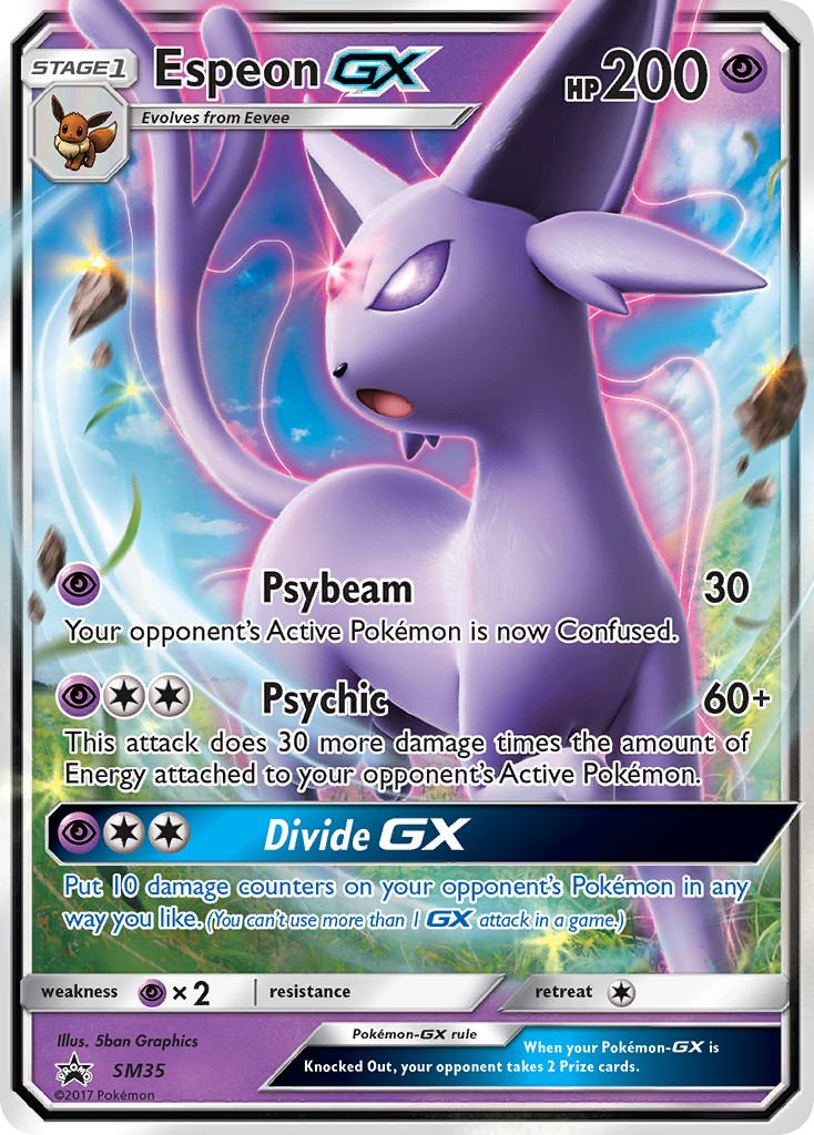 Espeon GX (SM35) [Sun & Moon: Black Star Promos] | Clutch Gaming