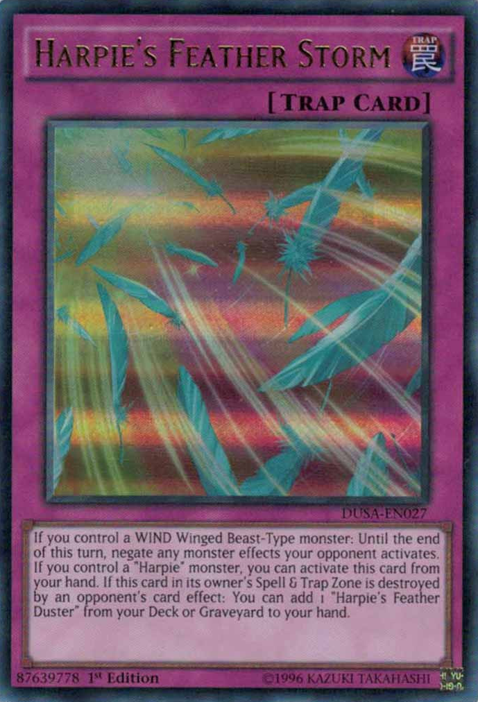 Harpie's Feather Storm [DUSA-EN027] Ultra Rare | Clutch Gaming