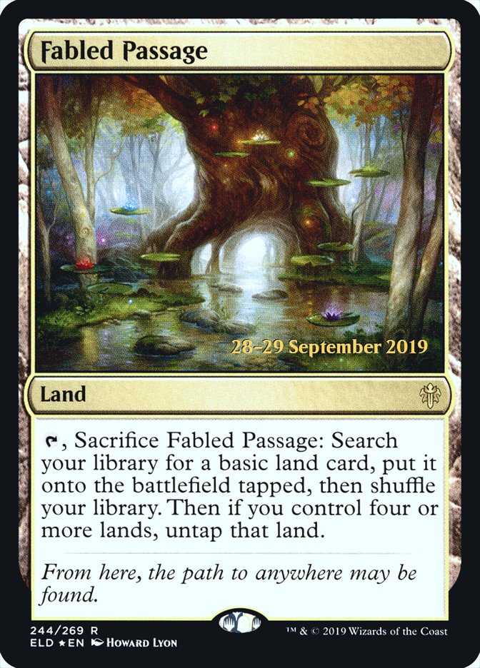 Fabled Passage [Throne of Eldraine Prerelease Promos] | Clutch Gaming