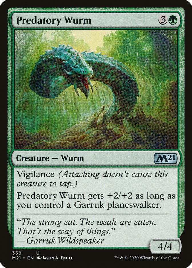 Predatory Wurm [Core Set 2021] | Clutch Gaming