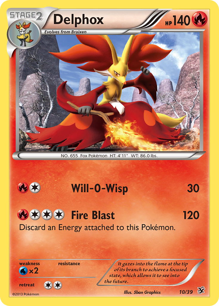 Delphox (10/39) [XY: Kalos Starter Set] | Clutch Gaming