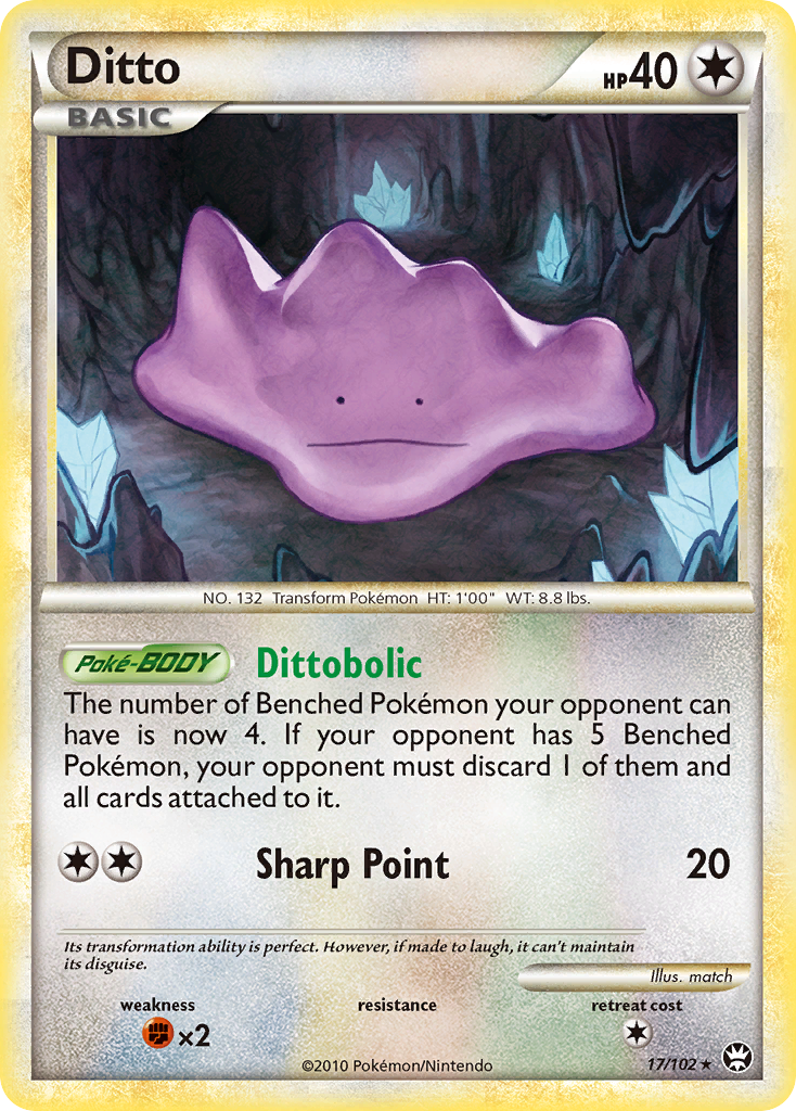 Ditto (17/102) [HeartGold & SoulSilver: Triumphant] | Clutch Gaming