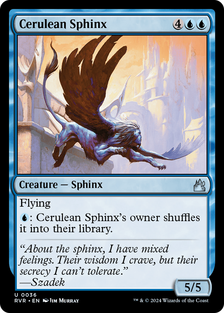 Cerulean Sphinx [Ravnica Remastered] | Clutch Gaming