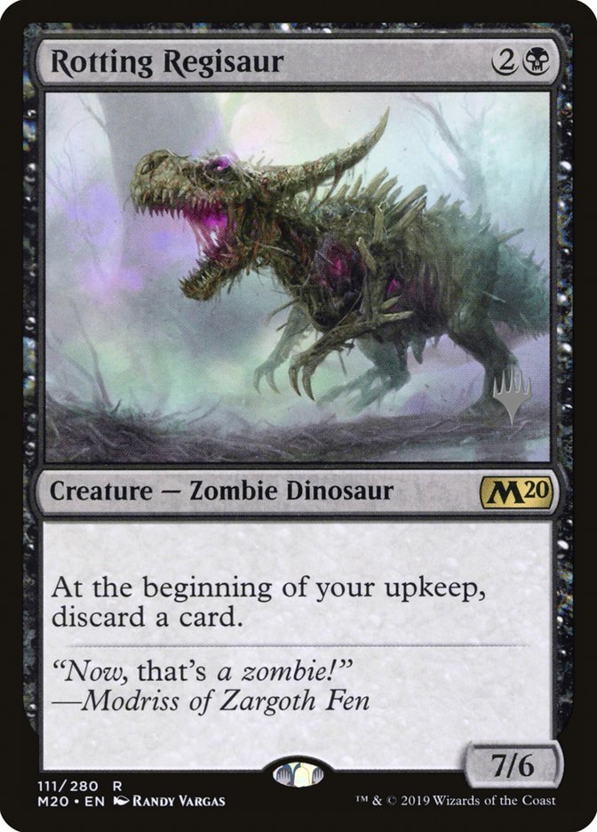 Rotting Regisaur (Promo Pack) [Core Set 2020 Promos] | Clutch Gaming