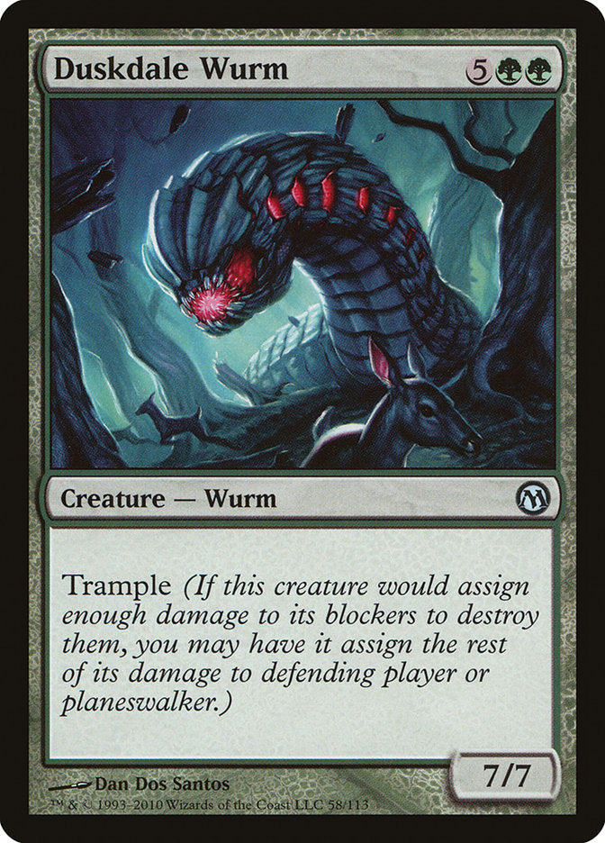 Duskdale Wurm [Duels of the Planeswalkers] | Clutch Gaming