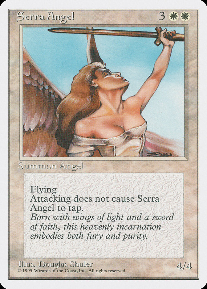 Serra Angel [Fourth Edition] | Clutch Gaming