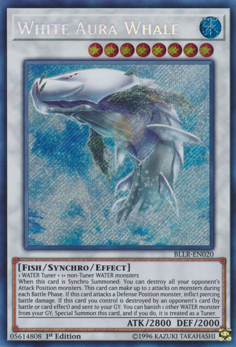 White Aura Whale [BLLR-EN020] Secret Rare | Clutch Gaming