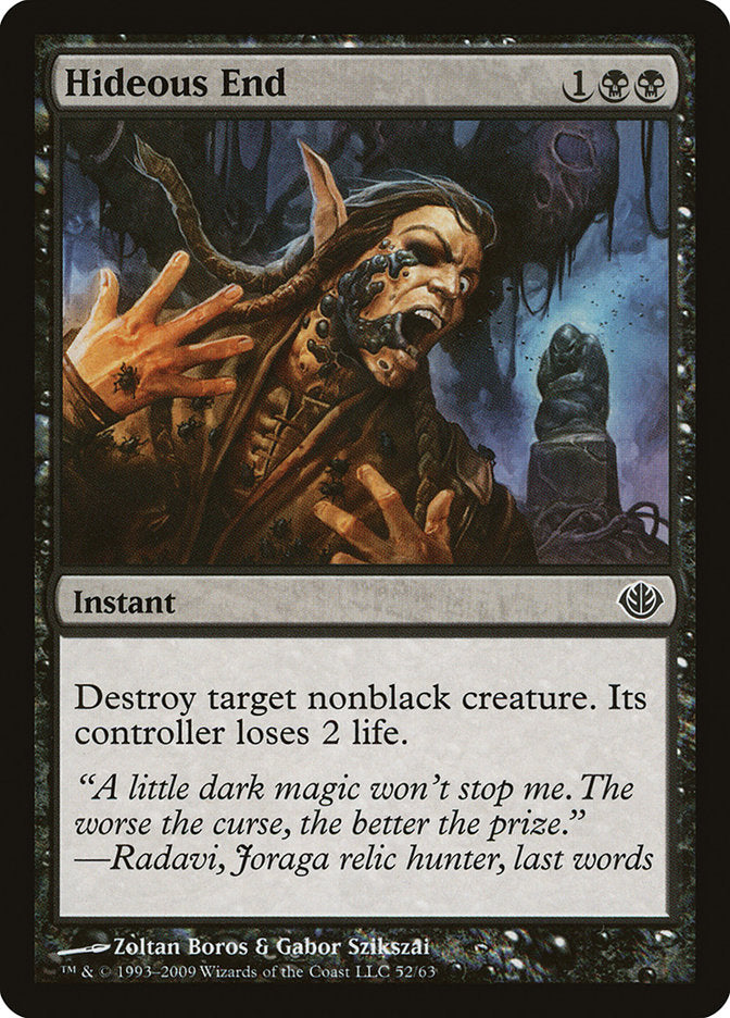 Hideous End [Duel Decks: Garruk vs. Liliana] | Clutch Gaming